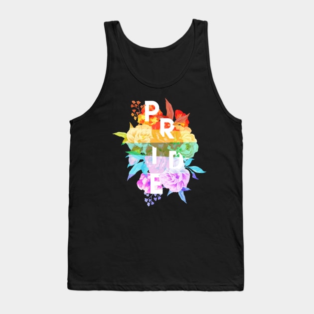 Floral Pride Tank Top by Emily Collins